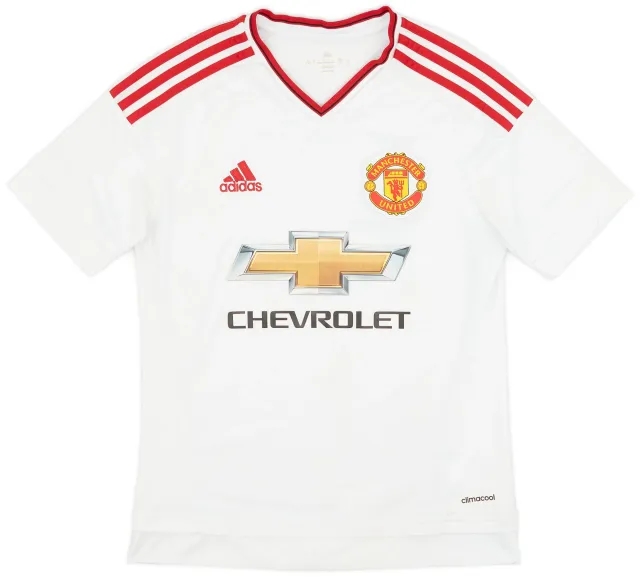 adidas 2015-16 Manchester United Away Shirt - 6/10 - (L.Boys)