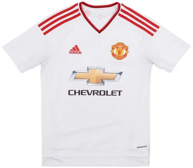 adidas 2015-16 Manchester United Away Shirt - 6/10 - (L.Boys)