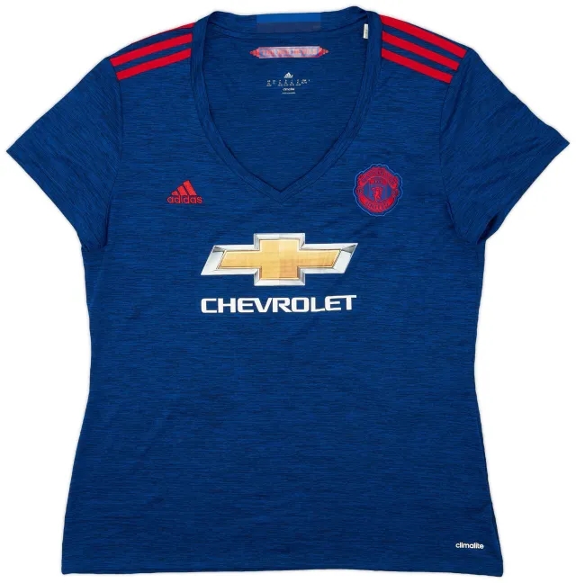 adidas 2016-17 Manchester United Away Shirt - 9/10 - (Women's XL)