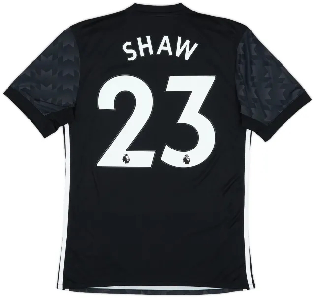 adidas 2017-18 Manchester United Away Shirt Shaw #23 (S)