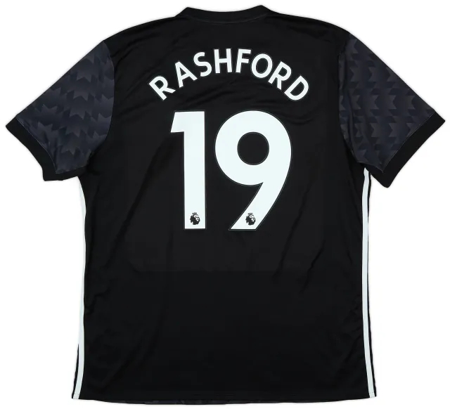 adidas 2017-18 Manchester United Away Shirt Rashford #19 - 6/10 - (XL)