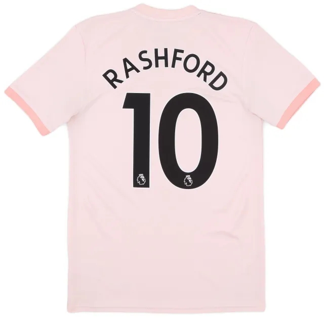 adidas 2018-19 Manchester United Away Shirt Rashford #10 - 6/10 - (S)