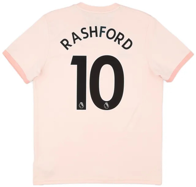 adidas 2018-19 Manchester United Away Shirt Rashford #10 - 6/10 - (L)