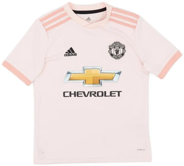 adidas 2018-19 Manchester United Away Shirt - 6/10 - (M.Boys)