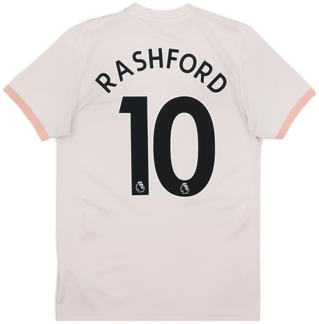 adidas 2018-19 Manchester United Away Shirt Rashford #10 - 6/10 - (S)
