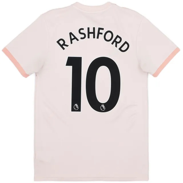 adidas 2018-19 Manchester United Away Shirt Rashford #10 - 6/10 - (S)