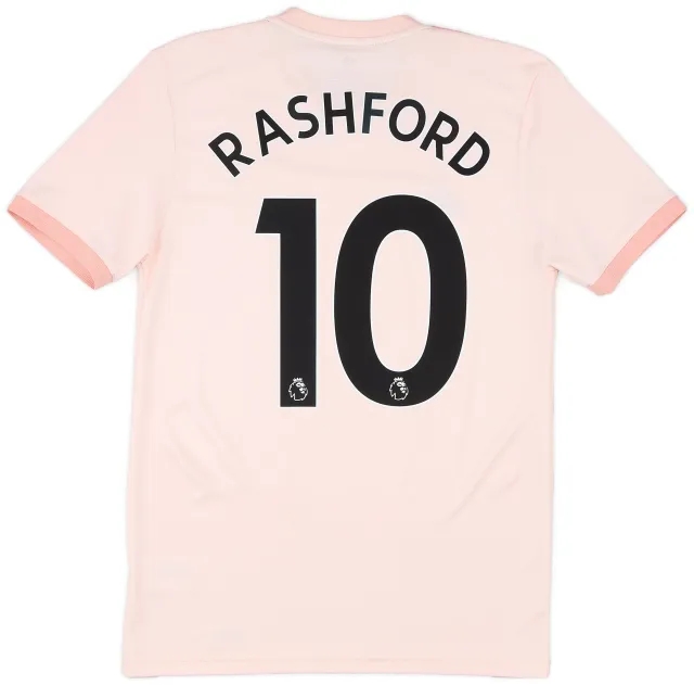 adidas 2018-19 Manchester United Away Shirt Rashford #10 - 7/10 - (S)
