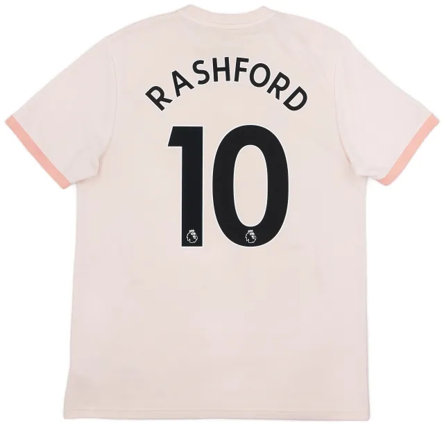 adidas 2018-19 Manchester United Away Shirt Rashford #10 - 6/10 - (L)