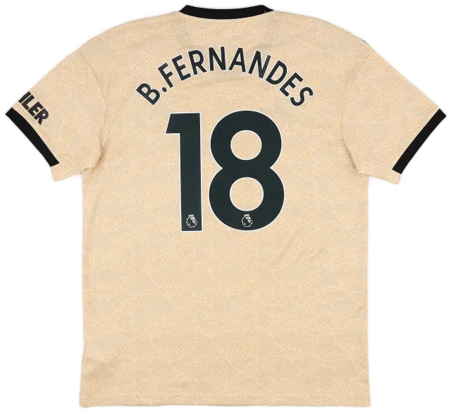 adidas 2019-20 Manchester United Away Shirt B.Fernandes #18 - 9/10 - (L)