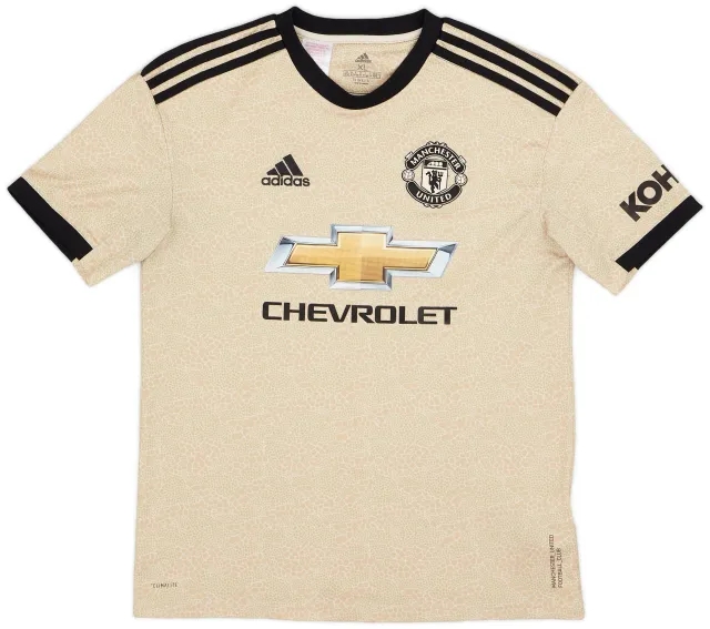 adidas 2019-20 Manchester United Away Shirt - 10/10 - (XL.Boys)