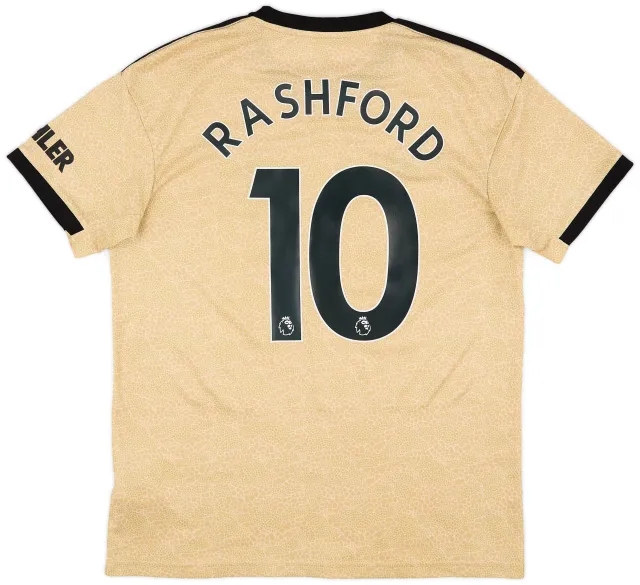adidas 2019-20 Manchester United Away Shirt Rashford #10 - 5/10 - (L)