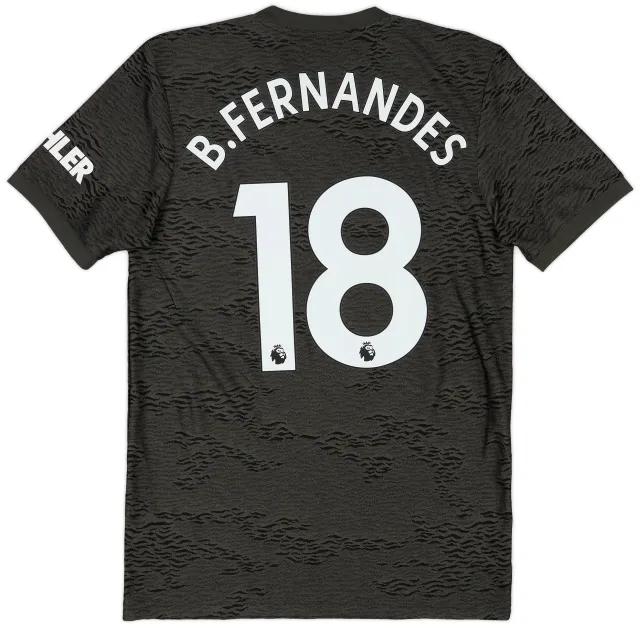 adidas 2020-21 Manchester United Away Shirt B.Fernandes #18 - 9/10 - (S)