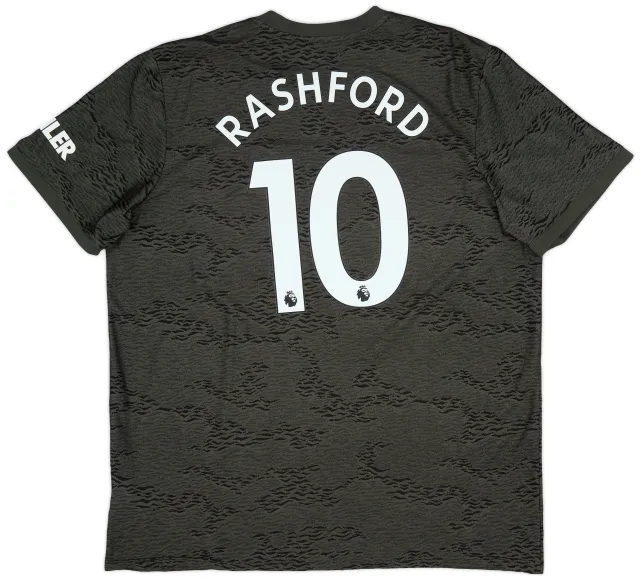 adidas 2020-21 Manchester United Away Shirt Rashford #10 - 9/10 - (XXL)