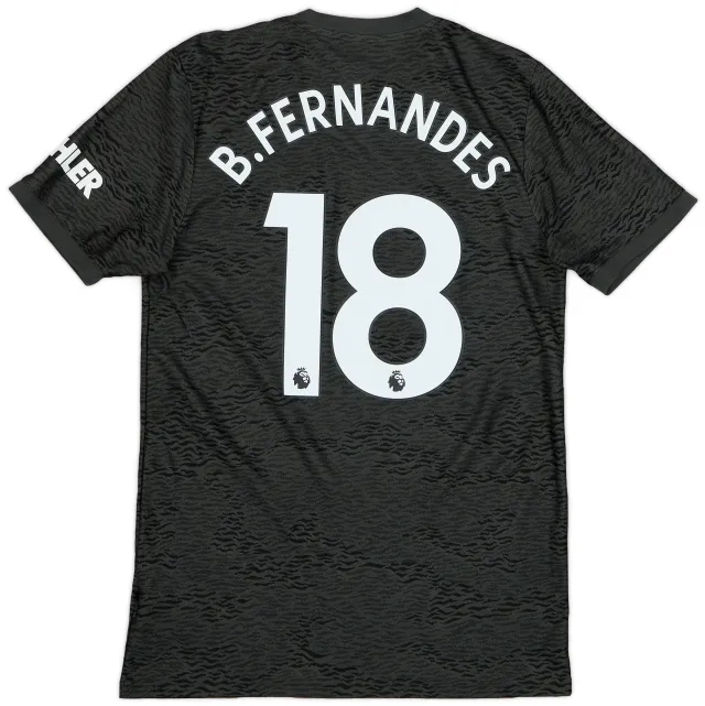 adidas 2020-21 Manchester United Away Shirt B.Fernandes #18 - 9/10 - (M)