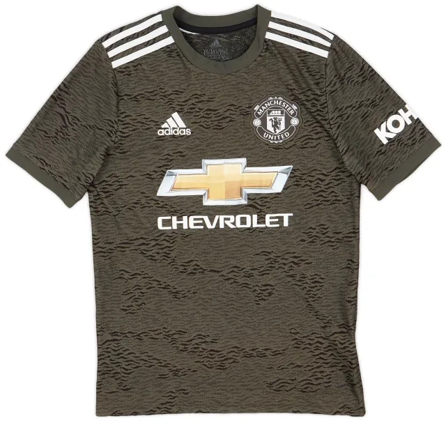 adidas 2020-21 Manchester United Away Shirt - 9/10 - (L.Boys)
