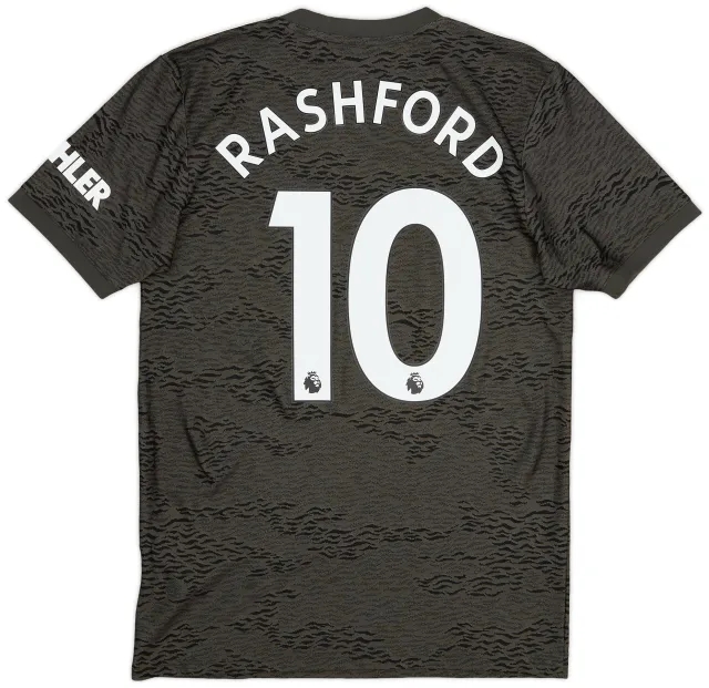 adidas 2020-21 Manchester United Away Shirt Rashford #10 - 10/10 - (S)