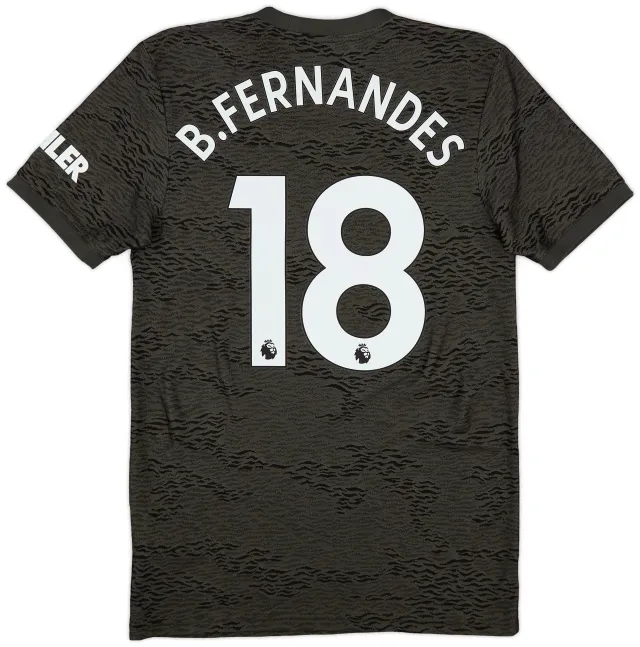 adidas 2020-21 Manchester United Away Shirt B.Fernandes #18 - 9/10 - (S)