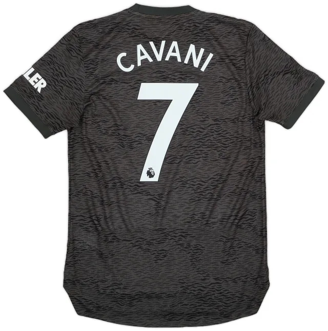 adidas 2020-21 Manchester United Authentic Away Shirt Cavani #7 - 9/10 - (S)