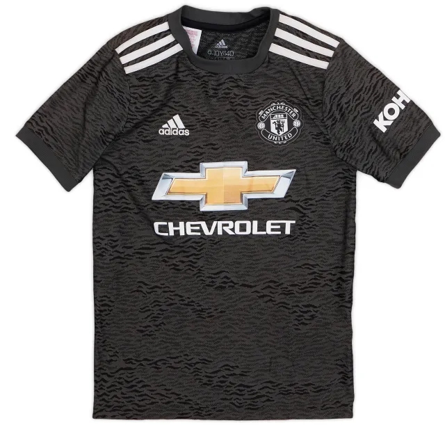 adidas 2020-21 Manchester United Away Shirt - 9/10 - (S.Boys)
