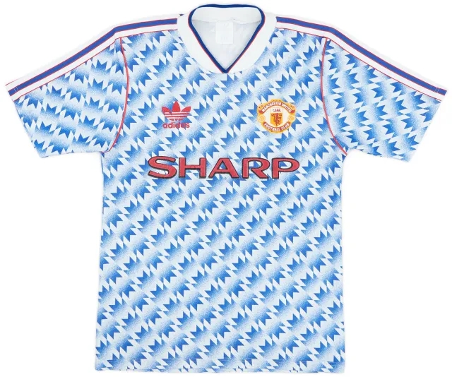 adidas 1990-92 Manchester United Away Shirt - 8/10 - (S)