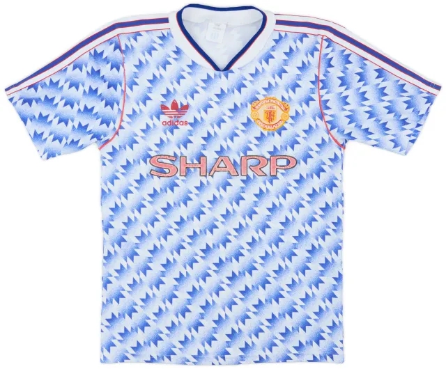 adidas 1990-92 Manchester United Away Shirt - 5/10 - (S)