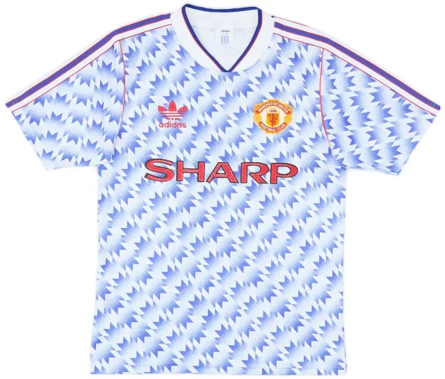 adidas 1990-92 Manchester United Away Shirt - 9/10 - (S)