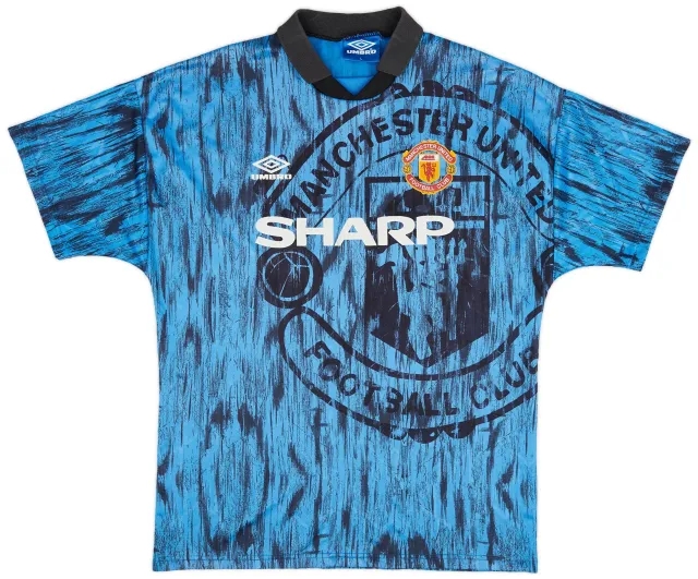 Umbro 1992-93 Manchester United Away Shirt - 8/10 - (L)