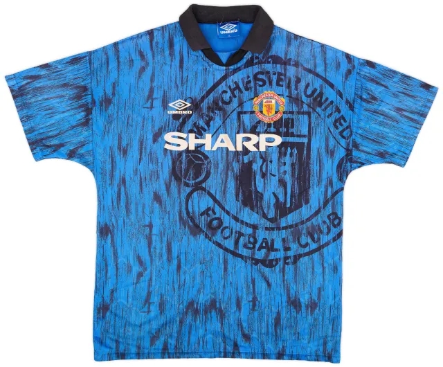 Umbro 1992-93 Manchester United Away Shirt - 7/10 - (XL)