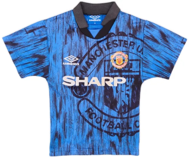 Umbro 1992-93 Manchester United Away Shirt - 6/10 - (S.Boys)