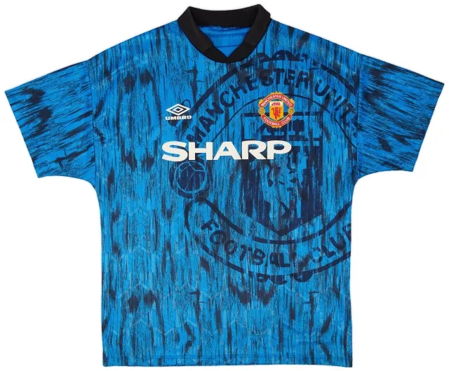 Umbro 1992-93 Manchester United Away Shirt - 7/10 - (L)