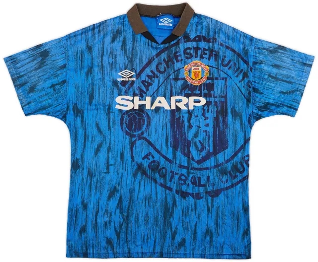 Umbro 1992-93 Manchester United Away Shirt - 7/10 - (L)