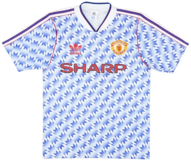 adidas 1990-92 Manchester United Away Shirt - 8/10 - (S)