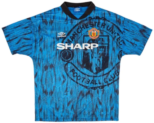 Umbro 1992-93 Manchester United Away Shirt - 9/10 - (XL)