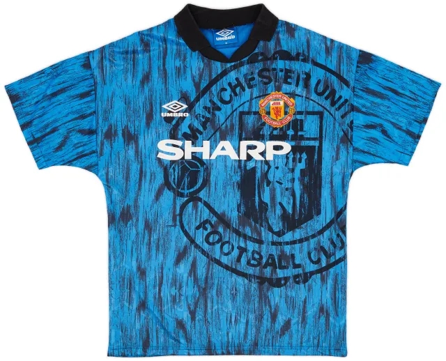 Umbro 1992-93 Manchester United Away Shirt - 8/10 - (M)