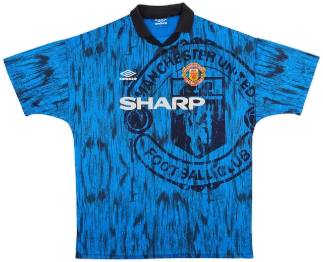 Umbro 1992-93 Manchester United Away Shirt - 8/10 - (XL)