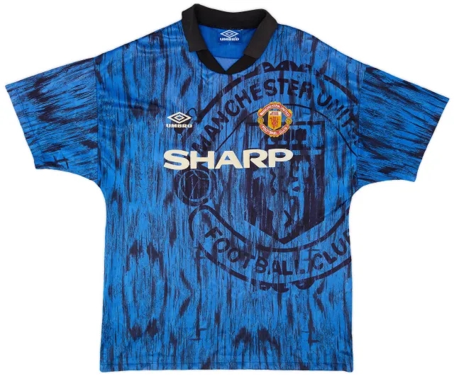 Umbro 1992-93 Manchester United Away Shirt - 7/10 - (L)