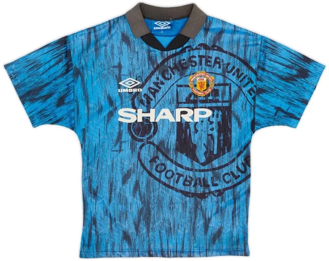 Umbro 1992-93 Manchester United Away Shirt - 6/10 - (L.Boys)