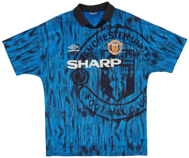 Umbro 1992-93 Manchester United Away Shirt - 8/10 - (L)