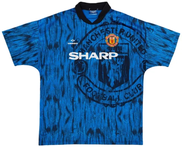 Umbro 1992-93 Manchester United Away Shirt - 5/10 - (XL)