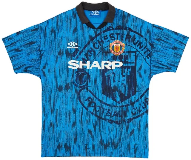 Umbro 1992-93 Manchester United Away Shirt - 8/10 - (L)