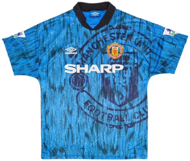 Umbro 1992-93 Manchester United Away Shirt - 8/10 - (M)
