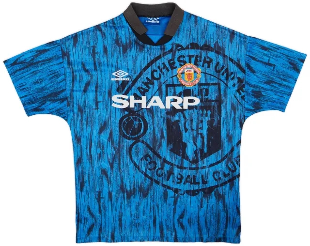 Umbro 1992-93 Manchester United Away Shirt - 7/10 - (L)