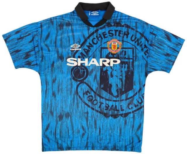 Umbro 1992-93 Manchester United Away Shirt - 9/10 - (L)