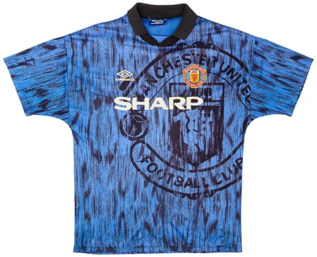 Umbro 1992-93 Manchester United Away Shirt - 7/10 - (L)