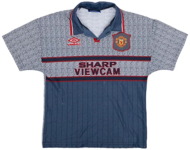 Umbro 1995-96 Manchester United Away Shirt - 6/10 - (L.Boys)