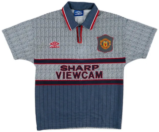 Umbro 1995-96 Manchester United Away Shirt - 3/10 - (Y)