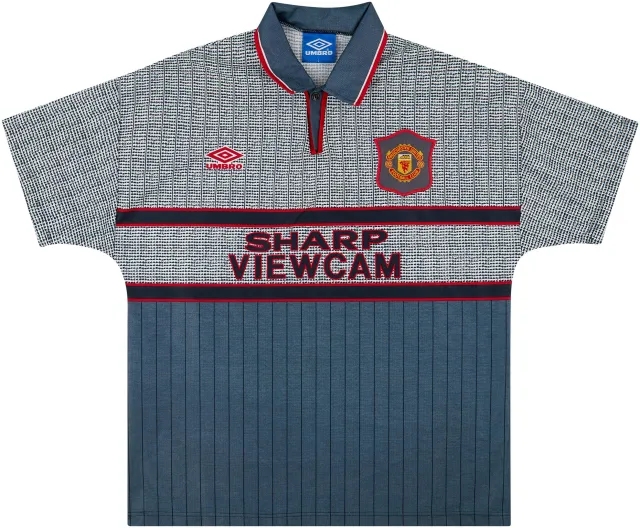 Umbro 1995-96 Manchester United Away Shirt - 8/10 - (Y)