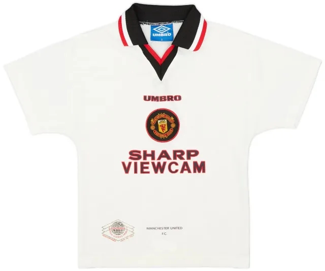 Umbro 1996-97 Manchester United Away Shirt - 8/10 - (S.Boys)