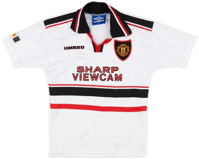 Umbro 1997-99 Manchester United Away Shirt - 7/10 - (M.Boys)