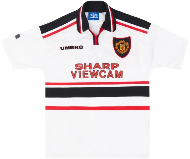Umbro 1997-99 Manchester United Away Shirt - 8/10 - (Y)